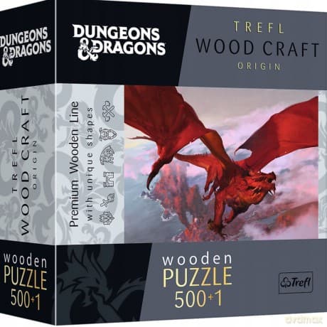 TREFL 500+1 el. Puzzle Drewniane Starożytny smok