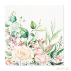 Serwetki kwiatowe chwile 33x33 cm 20 szt