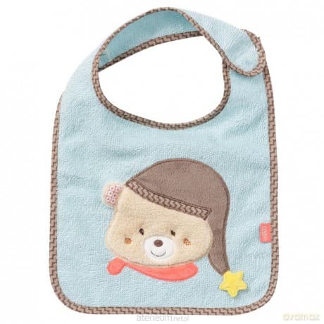 Śliniak frotte na rzep Miś Bruno