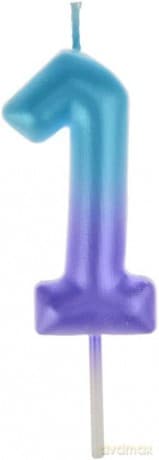 Świeczka 1 ombre