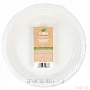Talerze trzcina cukrowa 23 cm 6 szt