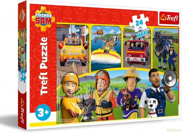 TREFL 24 el. maxi Strażak Sam i przyjaciele