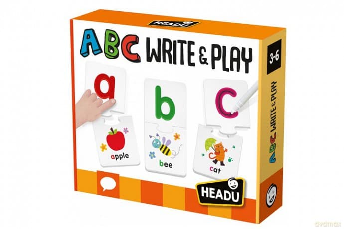 HEADU Ucz się alfabetu,pisz i rysuj 3-6 54372