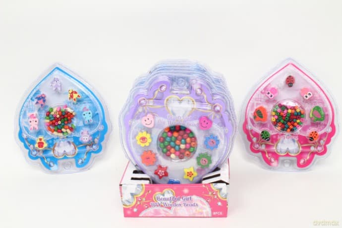 Koraliki drewniane d/nawlek.3wz 8/op 007120 31814