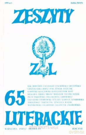 Zeszyty literackie 65 1/1999