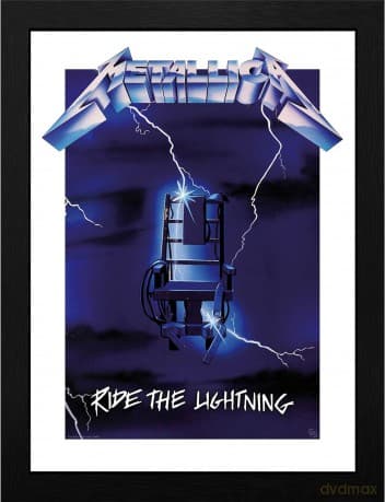 METALLICA - Framed print Ride the Lightning (30x40)
