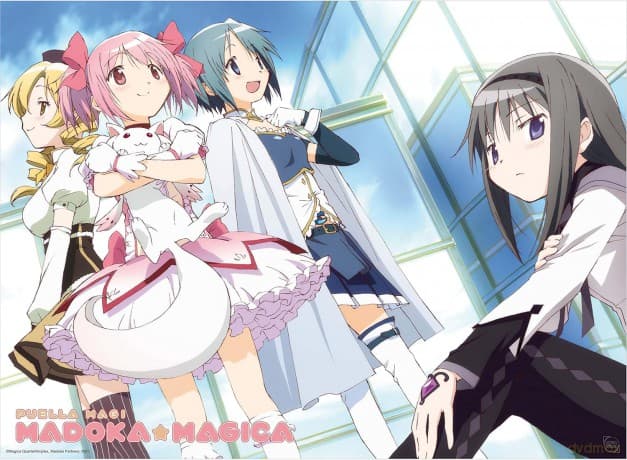 PUELLA MAGI MADOKA MAGICA - Poster Chibi 52x38 - Madoka & Group