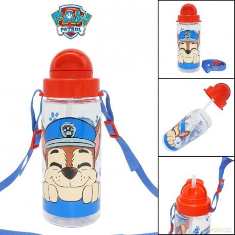 Bidon butelka na wodę 500ml z paskiem Tritan PAW PATROL Psi Patrol PW19930 Kids Euroswan