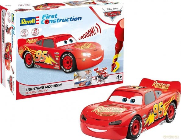 Revell 00920 First Construction Auto do składania Zygzak McQueen światło i dźwięk