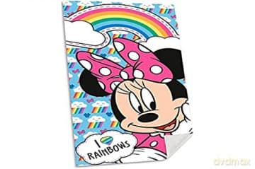 Ręcznik plażowy 70x140 cm 100% bawełna Myszka Minnie. Minnie Mouse MN-241T Kids Euroswan