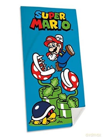 Ręcznik plażowy 70x140 cm 100% bawełna Super Mario NO-511T Kids Euroswan