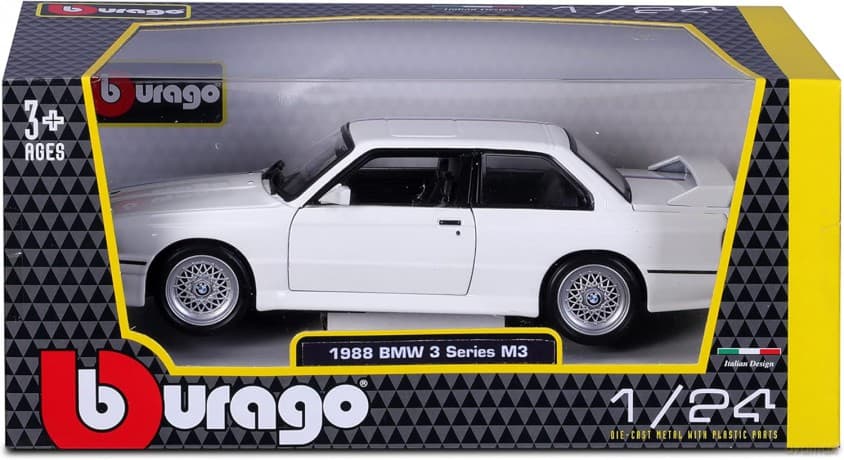 1988 BMW 3 Series M3 white 1:24