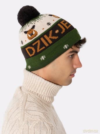 Czapka zimowa DZIK JEST DZIKI