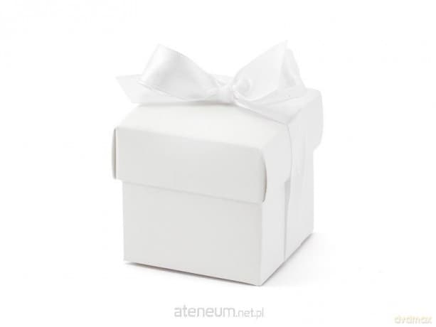 Pudełeczka z kokardką białe 10szt