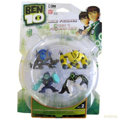 BEN10 Kolekcja Figurek Obcych 4 w 1 97410