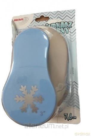 Dziurkacz ozdobny - Płatek śniegu 7,6cm MIX