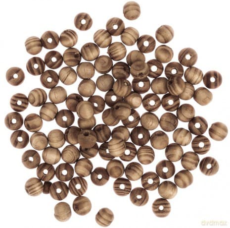 Koraliki drewniane kulki sosnowe 10mm 100 szt