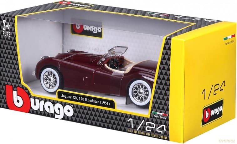 BBURAGO Jaguar XK 120 Roadster (1948) 18-22018