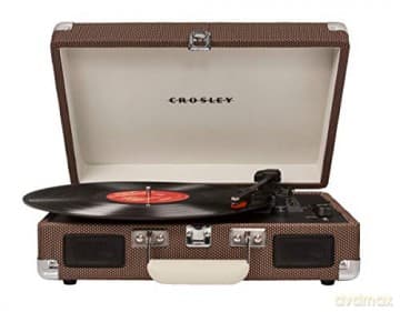 Crosley: Cruiser Plus Portable Turntable (Tweed) - Now With Bluetooth Out