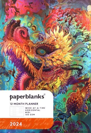 Kalendarz 2024 Humming Dragon Midi tygodniowy HOR Flexi