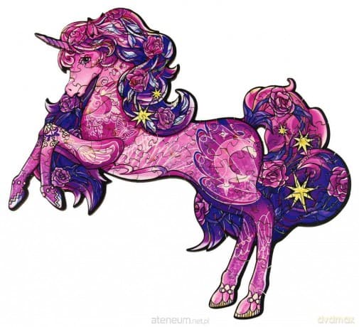 GIBSON Puzzle drewniane/kolorowe - Jednorożec