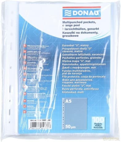 Koszulki PP A5 groszkowe 50mikr 100szt