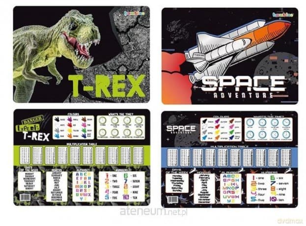 Podkład dwustronny chłopięcy mix (10szt)