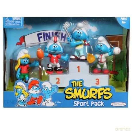 Epee Smerfy Zestaw 4 Figurki Tematyczne