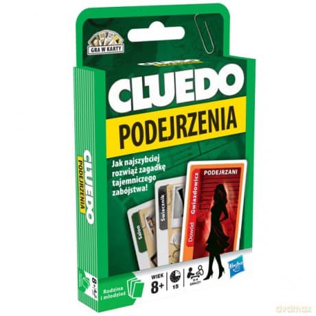 HASBRO Gra Cluedo Podejrzani 37386