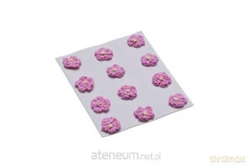 Kwiatki dekoracyjne 18mm jasny różowy 12szt