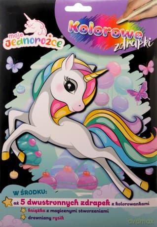 Moje Jednorożce Kolorowe zdrapki cz.1