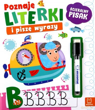 Poznaję literki i piszę wyrazy. Ścieralny pisak - Agnieszka Bator