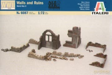 ITALERI WWII Walls and Ruins 6087