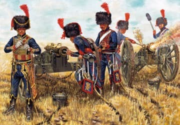 ITALERI French Artilery 6868