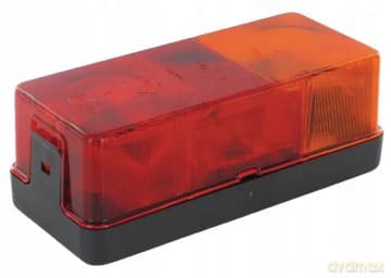 Lampa tylna zespolona 170x75mm, prawa Hella