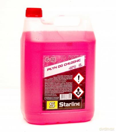 Płyn do chłodnic Starline G12 -35C różowy 5 litrów