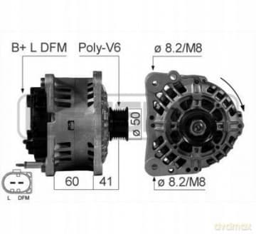 Alternator ERA 210568A VW