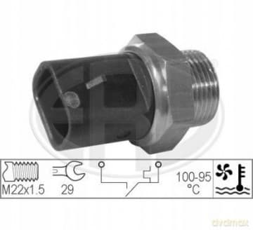 ERA 330277 Przełącznik termiczny, wentylator chłodnicy Opel