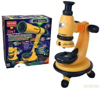 MY BABY ZESTAW MIKROSKOP I TELESKOP 2W1 33277