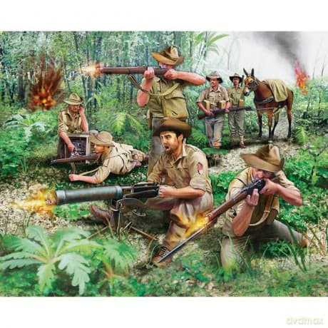 REVELL ANZAC Infantery WWII 2529