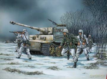 REVELL PzKpfw VI Tiger&German Infantry 3161