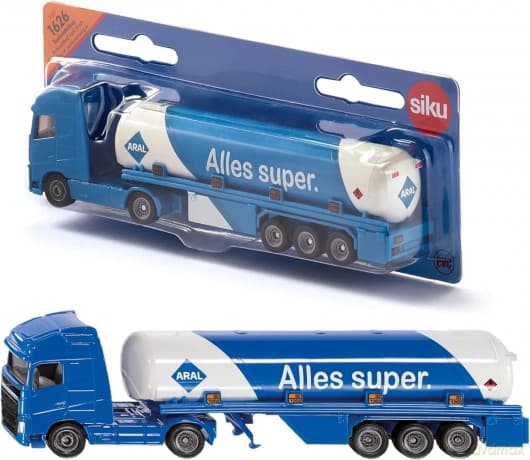 SIKU Ciągnik Samochodowy z Cysterną 1626