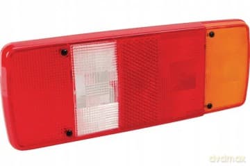 Klosz lampy, prostokątny tylny/lewy/prawy