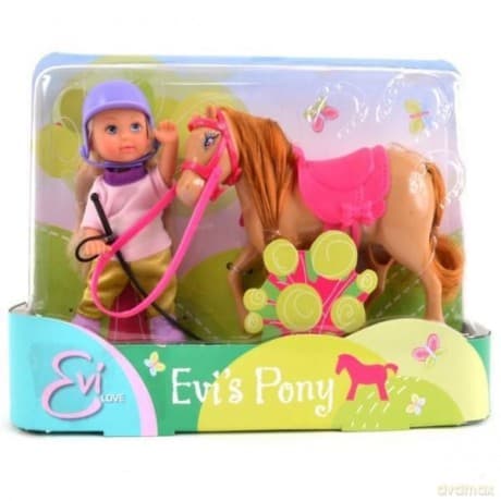 EVI Pony Lalka z Koniem 105737464