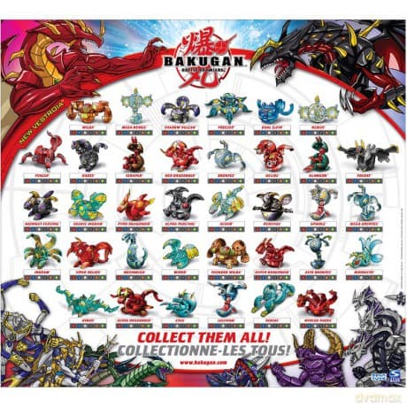 BAKUGAN Metal Poster D2 BKGPT