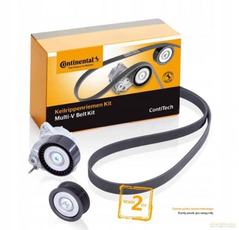 Zestaw paska wielorowkowego + pompa cieczy Contitech 6 PK 1153 WP2