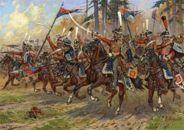 ZVEZDA Russian Hussars 18121814 8055