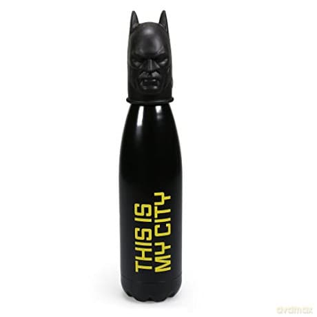 Dc Comics: Batman Water Bottle (Metal) 3D Lid 500ml