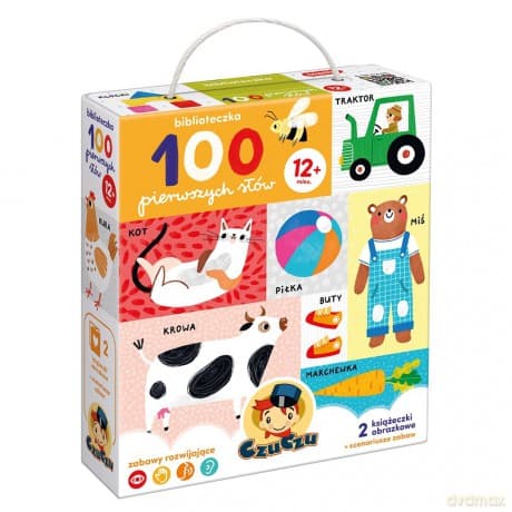 CzuCzu Biblioteczka 100 pierwszych słów 1+