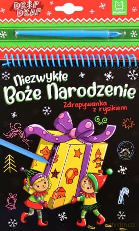 Zdrapywanka z rysikiem. Niezwykłe Boże Narodzenie.